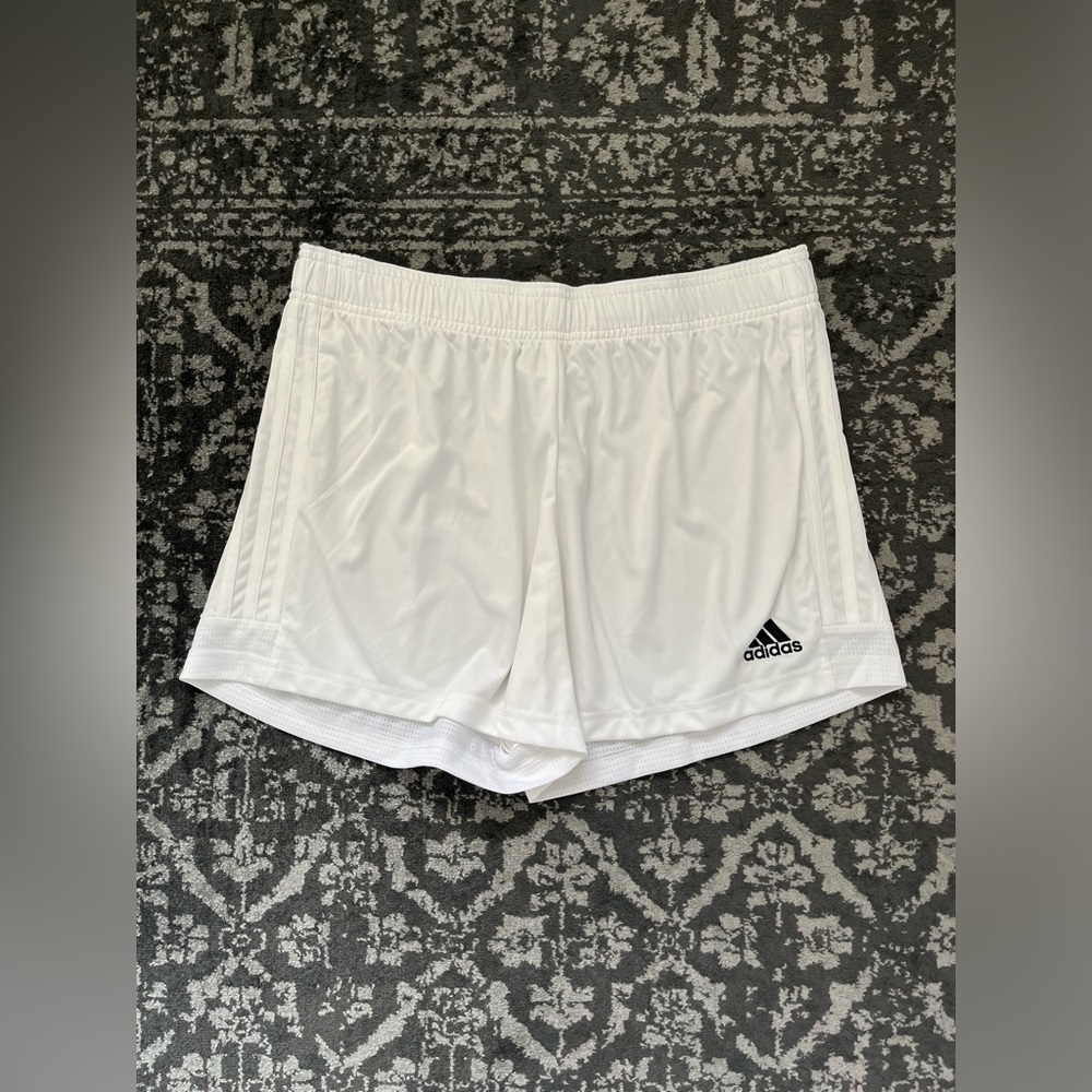 adidas White Athletic Shorts